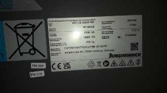 Wózki widłowe używane JUNGHEINRICH EFG 316k Li SP GE 115 500 DZ ELEKTRO VIERRADFRONTSTAPLER (13012982)