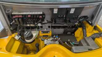 Wózki widłowe używane JUNGHEINRICH EFG 320 G120-480DZ ELEKTRO VIERRADFRONTSTAPLER (13074447)