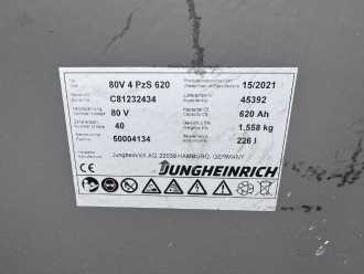 Wózki widłowe używane JUNGHEINRICH EFG 425k Baujahr 2021 / Stunden 953 HH 4,7M ELEKTRO VIERRADFRONTSTAPLER (13075082)