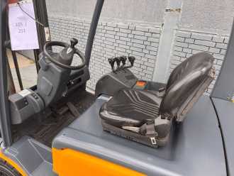 Wózki widłowe używane JUNGHEINRICH EFG 430 Baujahr 2006/ Stunden 9086/ Akku 2014 ELEKTRO VIERRADFRONTSTAPLER (13000995)