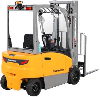 Wózki widłowe używane JUNGHEINRICH EFG BC-320; fully-15 ELEKTRO VIERRADFRONTSTAPLER (13069126) backdrop