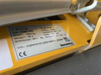 Wózki widłowe używane JUNGHEINRICH EFG218k ELEKTRO DREIRADFRONTSTAPLER (13025353)