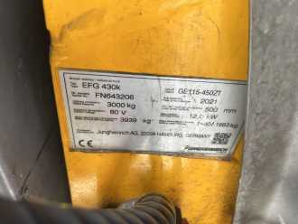 Wózki widłowe używane JUNGHEINRICH EFG430k ELEKTRO VIERRADFRONTSTAPLER (13071265)