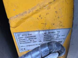 Wózki widłowe używane JUNGHEINRICH EFGS30 ELEKTRO VIERRADFRONTSTAPLER (13044612)