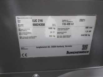 Wózki widłowe używane JUNGHEINRICH EJC 216 G 115-420 DZ Li-Ion ELEKTRO HOCHHUBWAGENDEICHSEL (13058544)