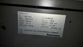 Wózki widłowe używane JUNGHEINRICH EJC 220 115 480 DZ ELEKTRO HOCHHUBWAGENDEICHSEL (13031779)