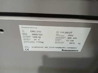 Wózki widłowe używane JUNGHEINRICH ERC 214i FP 115 250 ZT ELEKTRO HOCHHUBWAGENFAHRERSTAND (13073213)