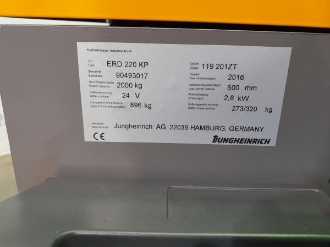 Wózki widłowe używane JUNGHEINRICH ERD 220 KP 119-201 ZT ELEKTRO HOCHHUBWAGENFAHRERSTAND (12963884)