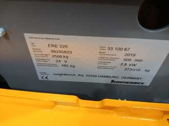 Wózki widłowe używane JUNGHEINRICH ERE 225 FP 33 100 67 ELEKTRO NIEDERHUBWAGENFAHRERSTAND (13031778)