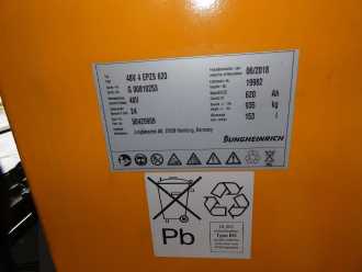 Wózki widłowe używane JUNGHEINRICH ETV 216 ELEKTRO SCHUBMASTSTAPLER (13076072)
