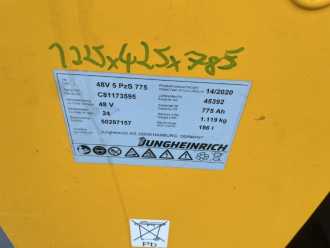 Wózki widłowe używane JUNGHEINRICH ETV214 ELEKTRO SCHUBMASTSTAPLER (13017803)