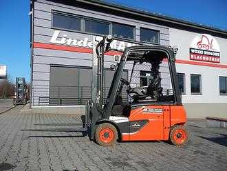 Wózki widłowe używane LINDE E16P-02 Triplex , side shift ELEKTRO VIERRADFRONTSTAPLER (12947257)