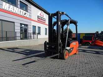 Wózki widłowe używane LINDE E16P-02 Triplex , side shift ELEKTRO VIERRADFRONTSTAPLER (12947257)