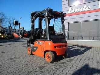 Wózki widłowe używane LINDE E16P-02 Triplex , side shift ELEKTRO VIERRADFRONTSTAPLER (12947257)