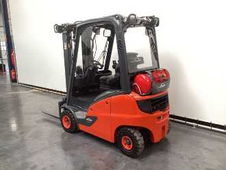 Wózki widłowe używane LINDE 391 H 16 T-01 GAS VIERRADFRONTSTAPLER (12999175)