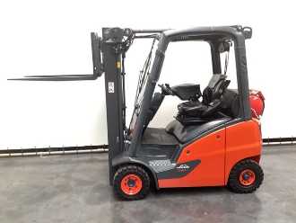 Wózki widłowe używane LINDE 391 H 16 T-01 GAS VIERRADFRONTSTAPLER (12999177)