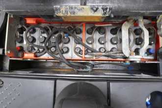 Wózki widłowe używane LINDE D 12 SP 133 ELEKTRO HOCHHUBWAGENFAHRERSTAND (13032615)