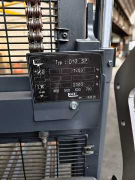 Wózki widłowe używane LINDE D12 SP ELEKTRO HOCHHUBWAGENDEICHSEL (13072506)