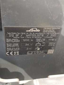 Wózki widłowe używane LINDE D12SP-133-01 ELEKTRO HOCHHUBWAGENDEICHSEL (12936603)