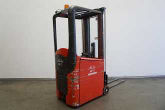 Wózki widłowe używane LINDE E 10 334 ELEKTRO DREIRADFRONTSTAPLER (13069472)