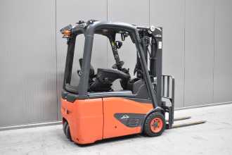Wózki widłowe używane LINDE E 14 - 02 /58593/ ELEKTRO DREIRADFRONTSTAPLER (13074555)