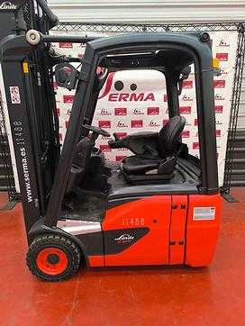 Wózki widłowe używane LINDE E 16 C ELEKTRO DREIRADFRONTSTAPLER (13021369) backdrop