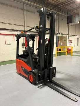 Wózki widłowe używane LINDE E 16 C EVO ELEKTRO DREIRADFRONTSTAPLER (13074666)