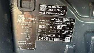 Wózki widłowe używane LINDE E 16 P-02 ELEKTRO VIERRADFRONTSTAPLER (13066231)