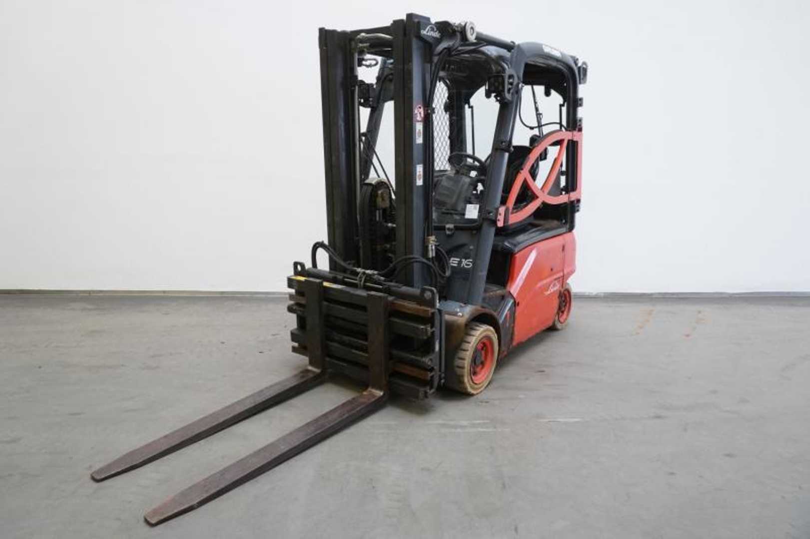 Wózki widłowe używane LINDE E 16 P 386 ELEKTRO VIERRADFRONTSTAPLER (13016937)
