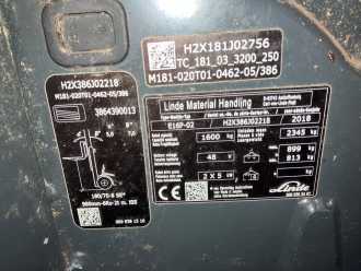 Wózki widłowe używane LINDE E 16 P EVO ELEKTRO VIERRADFRONTSTAPLER (13074683)