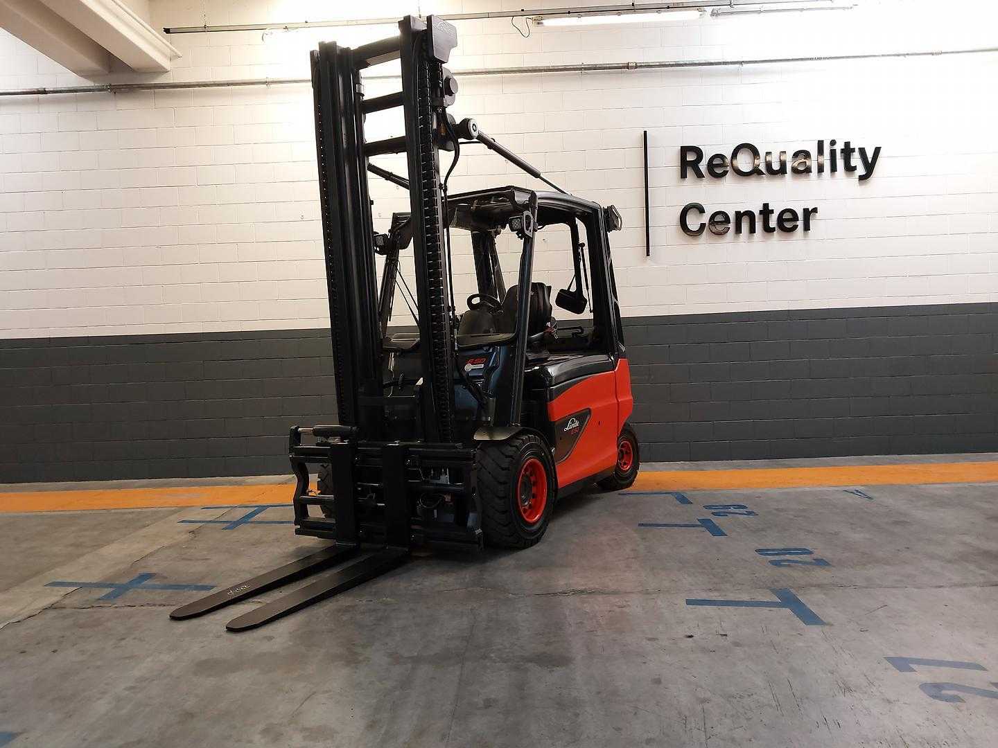 Wózki widłowe używane LINDE E 50/600 HL ELEKTRO VIERRADFRONTSTAPLER (12950601)