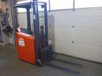 Wózki widłowe używane LINDE E10 ELEKTRO DREIRADFRONTSTAPLER (13051009)