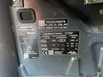 Wózki widłowe używane LINDE E12-02 ELEKTRO DREIRADFRONTSTAPLER (13062470)