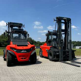 Wózki widłowe używane LINDE E120/600 : 12,0t SWB ELEKTRO VIERRADFRONTSTAPLER (13062005)