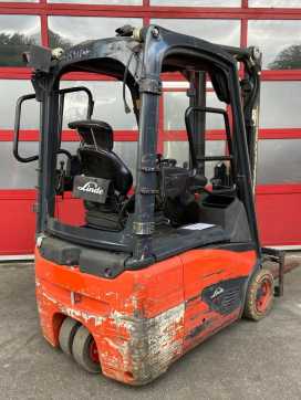 Wózki widłowe używane LINDE E14-02 ELEKTRO DREIRADFRONTSTAPLER (13071972)