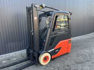 Wózki widłowe używane LINDE E16-02 ELEKTRO DREIRADFRONTSTAPLER (13058682) backdrop