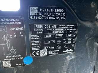 Wózki widłowe używane LINDE E16-02 ELEKTRO DREIRADFRONTSTAPLER (13058682)