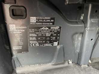 Wózki widłowe używane LINDE E16-02 ELEKTRO DREIRADFRONTSTAPLER (13067535)