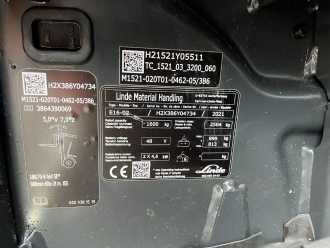 Wózki widłowe używane LINDE E16-02 ELEKTRO DREIRADFRONTSTAPLER (13070225)