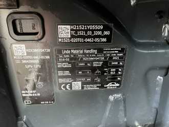 Wózki widłowe używane LINDE E16-02 ELEKTRO DREIRADFRONTSTAPLER (13070228)