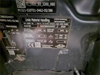 Wózki widłowe używane LINDE E16 ELEKTRO VIERRADFRONTSTAPLER (13032573)