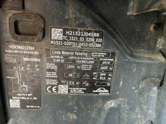Wózki widłowe używane LINDE E16P-02 ELEKTRO VIERRADFRONTSTAPLER (13042984)