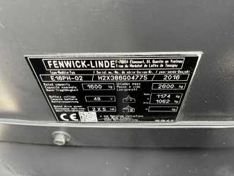 Wózki widłowe używane LINDE E16PH-02 ELEKTRO VIERRADFRONTSTAPLER (13059004)