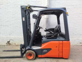 Wózki widłowe używane LINDE E18-02 EVO ELEKTRO DREIRADFRONTSTAPLER (13067300)
