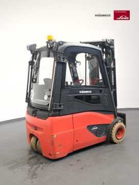 Wózki widłowe używane LINDE E18-386-02 ELEKTRO DREIRADFRONTSTAPLER (13038844)