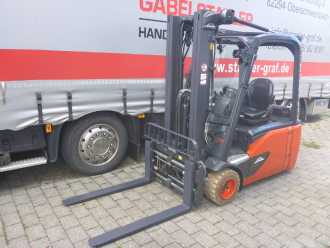 Wózki widłowe używane LINDE E20L ELEKTRO DREIRADFRONTSTAPLER (12903539) backdrop