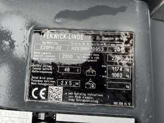 Wózki widłowe używane LINDE E20PH-02 ELEKTRO VIERRADFRONTSTAPLER (12943199)