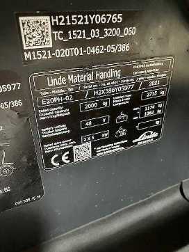 Wózki widłowe używane LINDE E20PH ELEKTRO VIERRADFRONTSTAPLER (13027877)