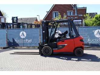 Wózki widłowe używane LINDE E50HL-01 ELEKTRO VIERRADFRONTSTAPLER (13041322)