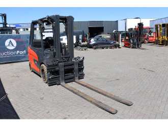 Wózki widłowe używane LINDE E50HL-01 ELEKTRO VIERRADFRONTSTAPLER (13041322)